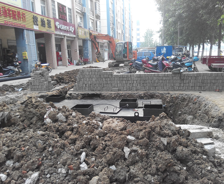 济仁医院医疗废水地埋式一体化处理设备